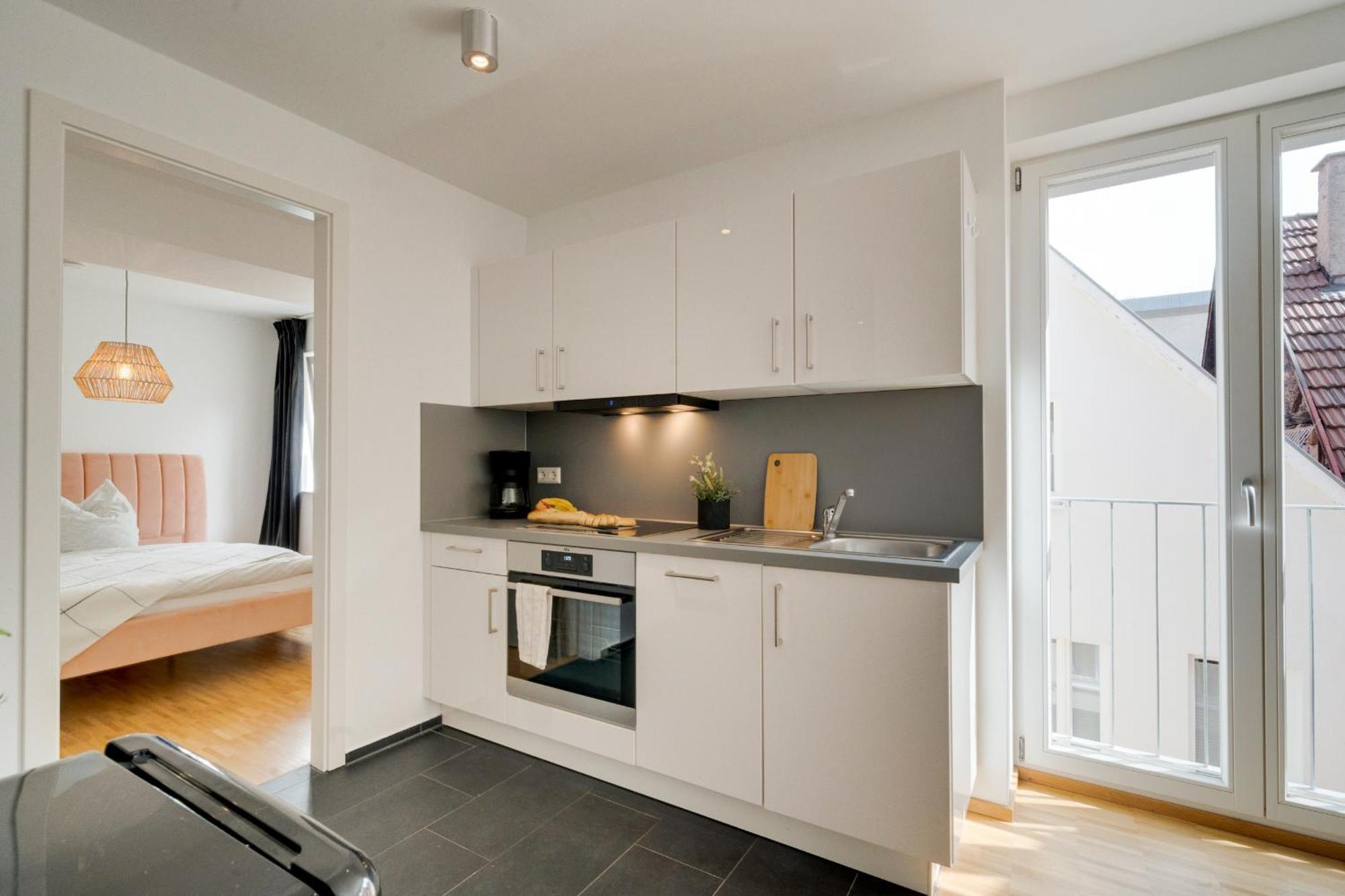 Altstadt Apartment 2 Zimmer Am Weibermarkt Reutlingen Bagian luar foto